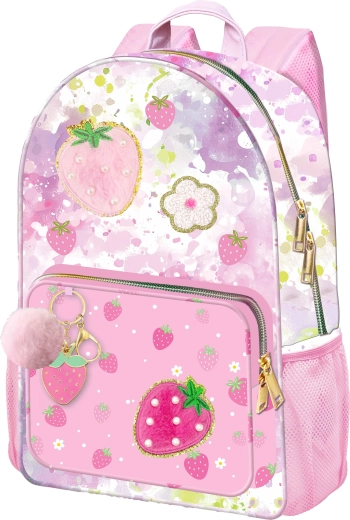 Kinder rugzak Deluxe Strawberry – aardbeiendroom
