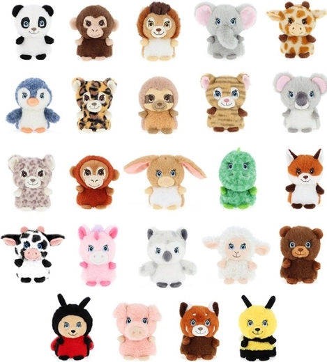 Keeleco mini knuffeldieren 10 cm (mix van 24 soorten)