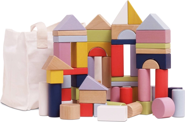 Houten bouwblokken 60 stuks Le Toy Van