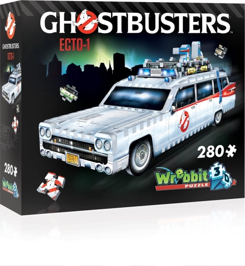 Wrebbit 3D Puzzel Ghostbusters Ecto-1, 280 stukken