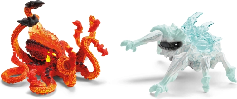 Schleich Eldrador Creatures: ijskever vs. vuurkraken
