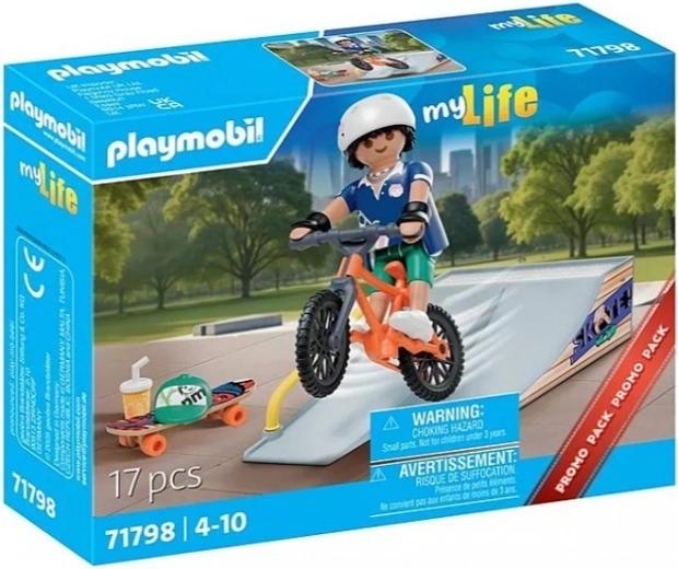 Playmobil cadeauset skateboarder met ramp