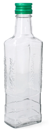Fles Moskva 250 ml met schroefdop FI 28 (12 stuks)