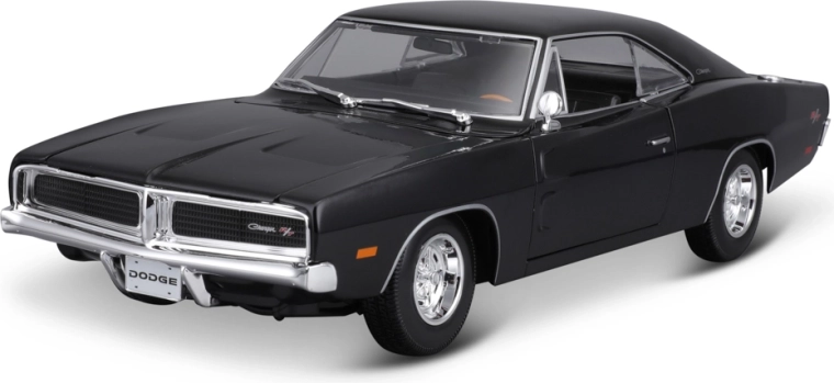 Maisto 1969 Dodge Charger R/T zwart automodel 1:18