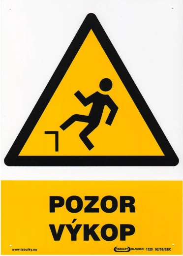 Veiligheidsbord PAS OP UITGRAVING A4 plastic