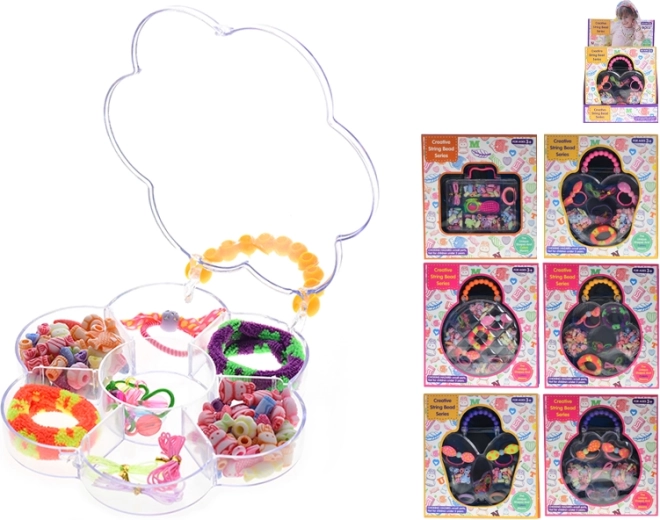 Creatieve set kralen en haaraccessoires voor kinderen