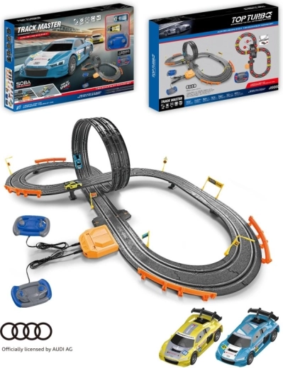 Audi racebaan op batterijen 110 × 80 cm