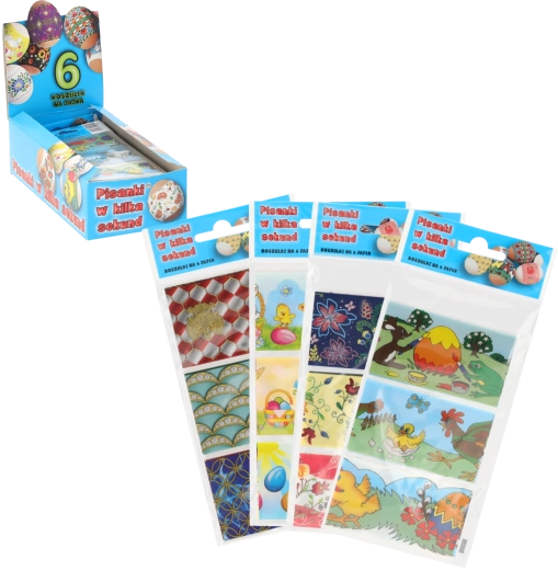 Krimpfoliehoezen voor paaseieren – set van 6 stuks