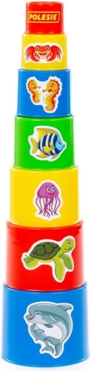 Kinderpiramide Wonder POLESIE – 7 delen