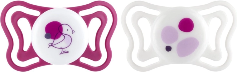 Chicco Physioforma Light siliconen orthodontische fopspenen roze 6–16 m, 2 stuks