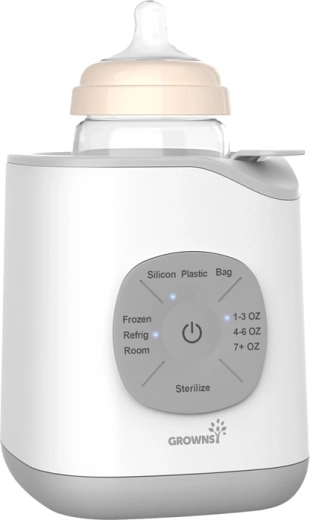 Grownsy 10-in-1 flessenwarmer – grijs