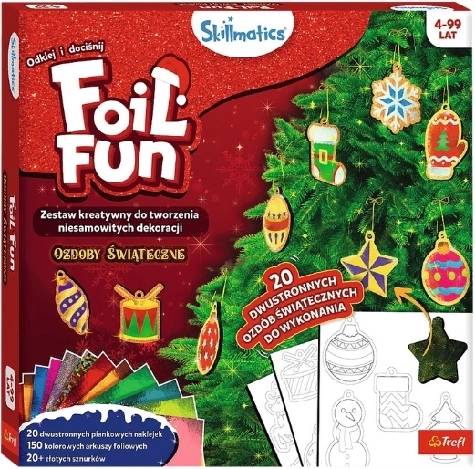 Skillmatics Foil Fun kerstornamenten