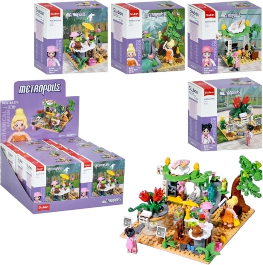 Sluban Metropolis Botanische tuin – Dame met telefoon