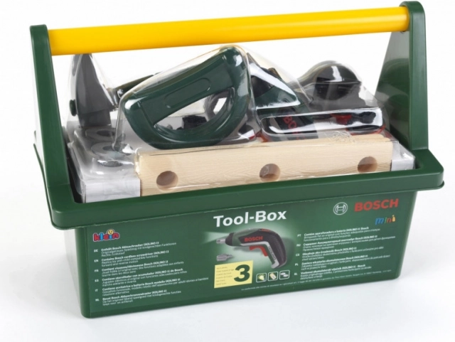 Bosch kinder gereedschapskoffer met accu schroevendraaier Ixolino II