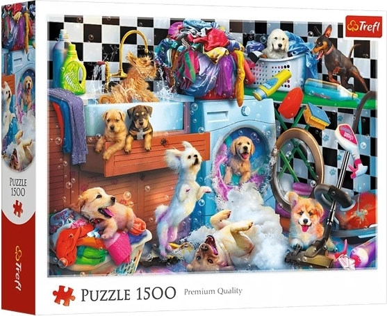 Puzzel Psie szaleństwo 1500 stukjes