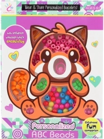 Set gekleurde kunststof kralen voor kinderen