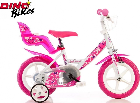 Dino Bikes kinderfiets wit 12" 2017