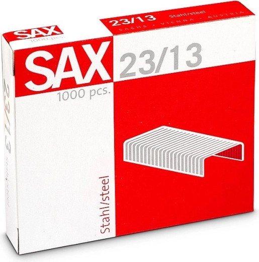 Nietjes SAX 23/13, verzinkt, 1000 stuks
