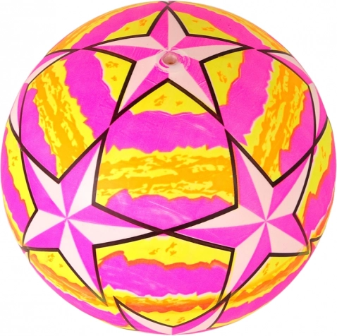 Rubberen bal 22 cm Roze