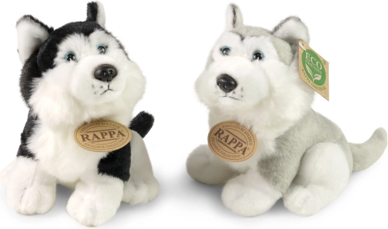 Pluche huskyhond 16 cm Eco-Friendly - 1 stuk