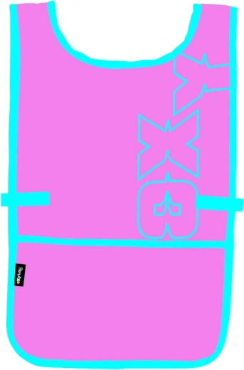 Schort-poncho Oxy Pink voor creatief werk