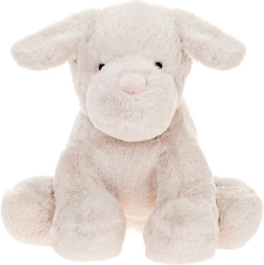 Pluchen hond Renee beige