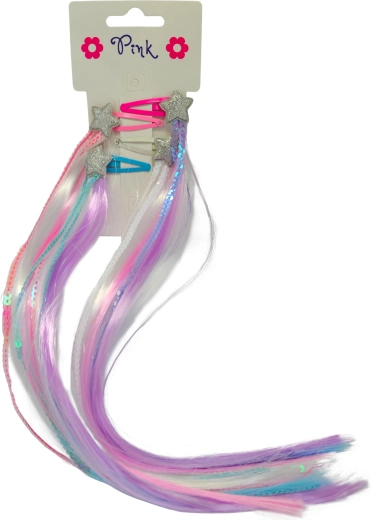 Haarspeldjes met verrassing, 4 stuks