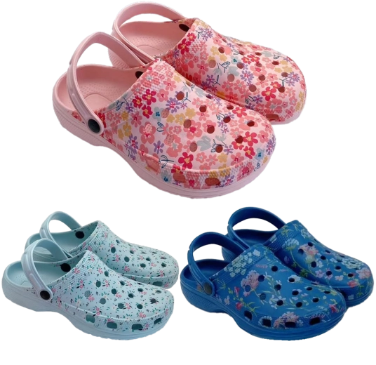 Dames tuinslippers van EVA-schuim met bloemenpatroon