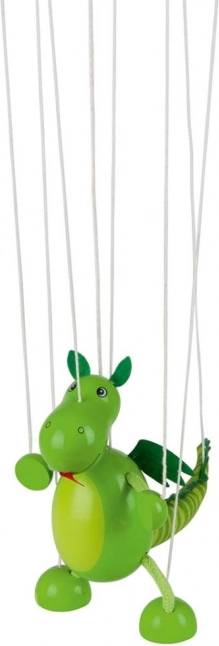 GOKI Houten dinosaurusmarionet