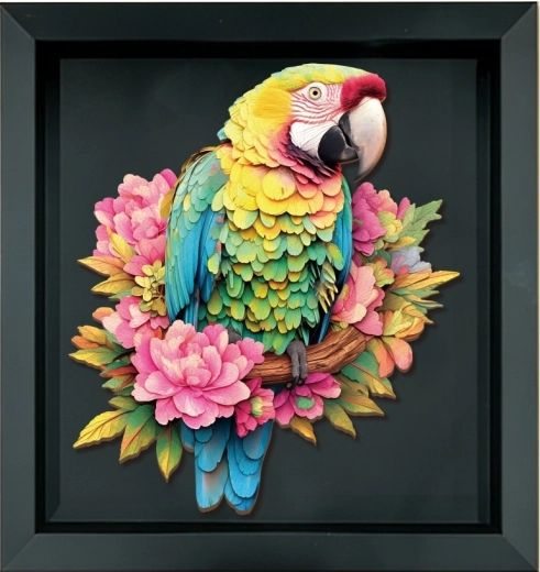 2Kids Toys houten puzzel Papegaai