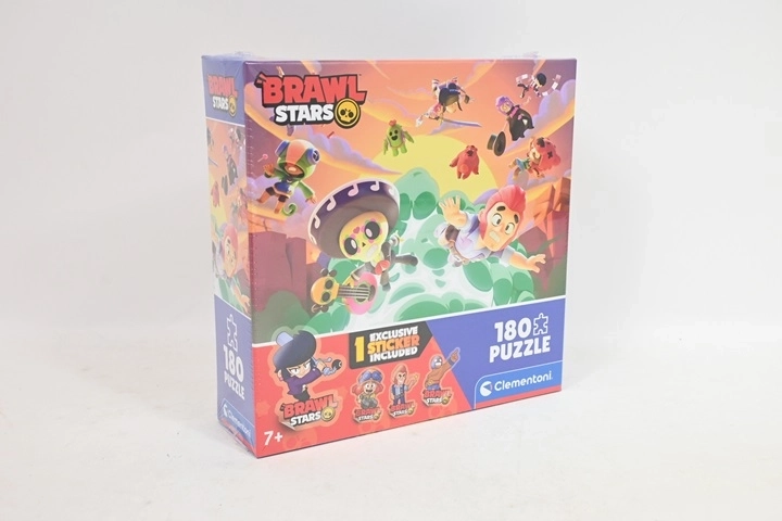 Clementoni puzzel Brawl Stars 180 stukjes in een vierkante doos