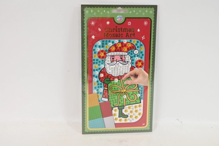 CCG kerstmozaïek A5 – Sint-Nicolaas met cadeautje