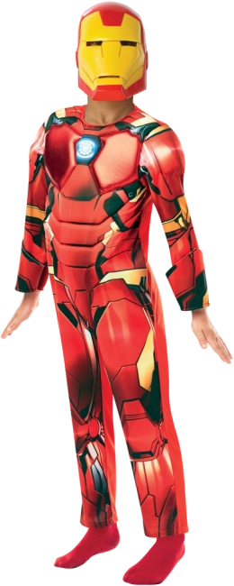 Deluxe Iron Man kinderkostuum 7–8 jaar