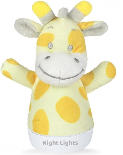 Nachtlampje – pluche giraffe knuffellamp 15 cm