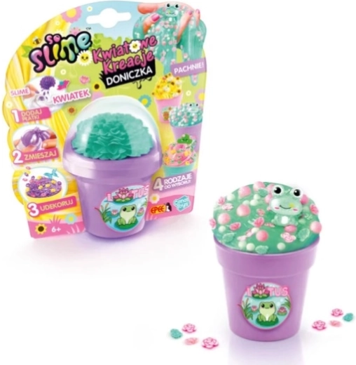 EPEE SoSlime bloemencreaties in bloempot met viooltje
