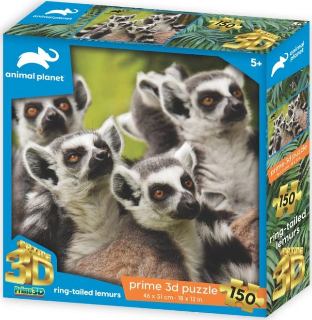 3D-puzzel lemur – 150 stukjes