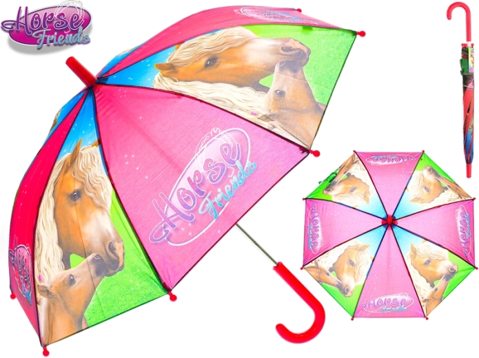 Kinderparaplu Horse Friends 70 × 60 cm
