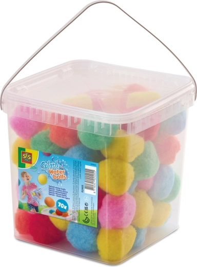 Splash waterballen – set van 70 stuks in emmer