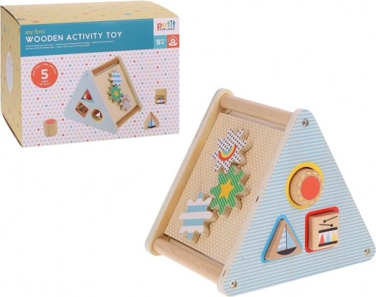 Petit Collage mijn eerste houten activiteitenspeelgoed