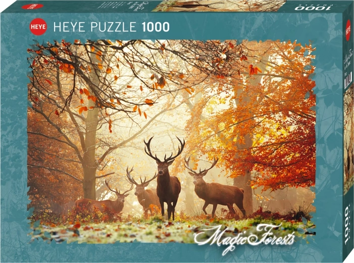 Heye Puzzel Magische bossen: Herten, 1000 stukjes