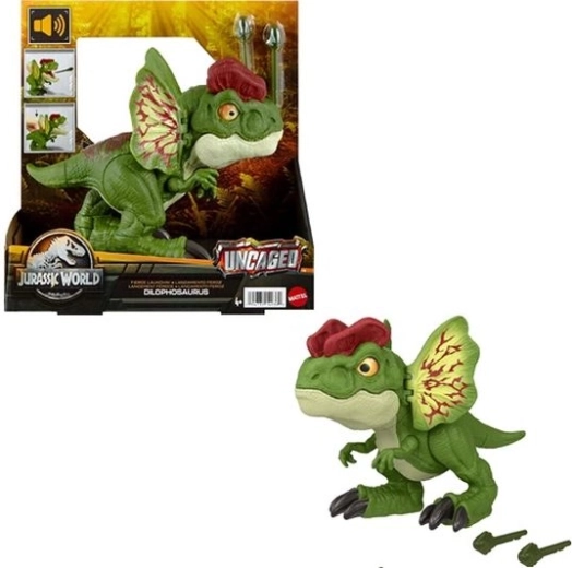 Jurassic World brullende Dilophosaurus