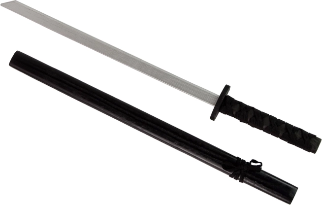 Houten zwart zwaard voor ridders 73 cm