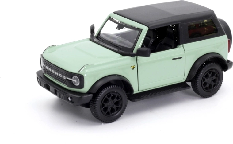 Metalen model Ford Bronco Badlands 2023 met softtop 1:32/39
