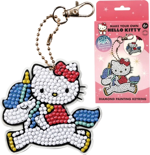 Hello Kitty diamant schilderen op nummer – sleutelhanger voor kinderen