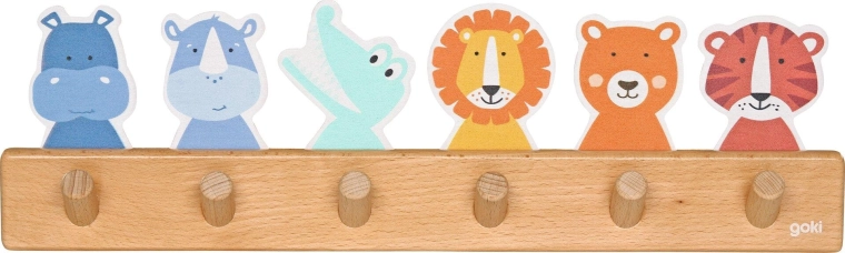 Kinderkapstok met dierenvriendjes - 1 stuk