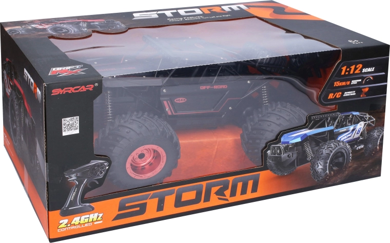 Metalen terrein-RC-buggy Max met afstandsbediening, 34 cm