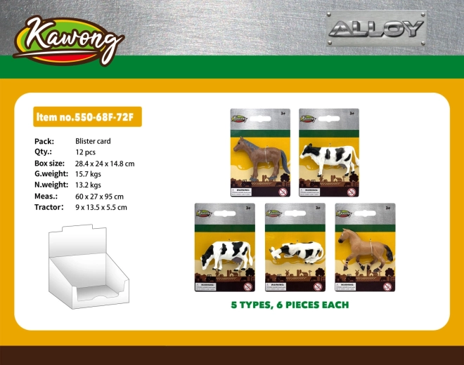 Boerderijdieren – mini figuren voor de collectie