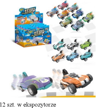 Auto-flip met verrassing – raceautootje met opwindmotor