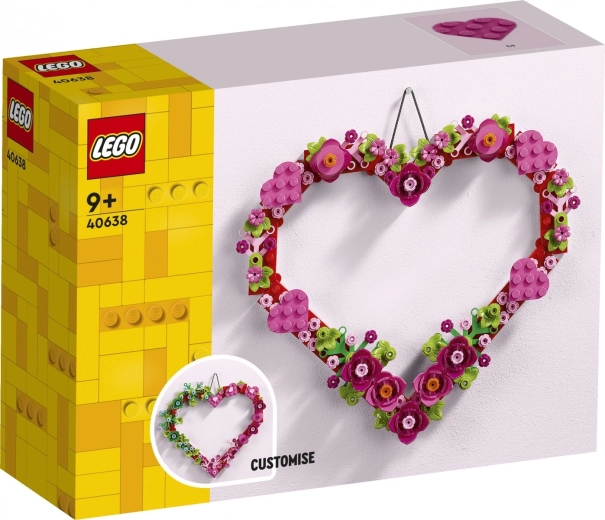 LEGO hartvormige ornament