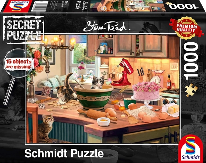Schmidt Secret puzzel Op de keukentafel 1000 stukjes